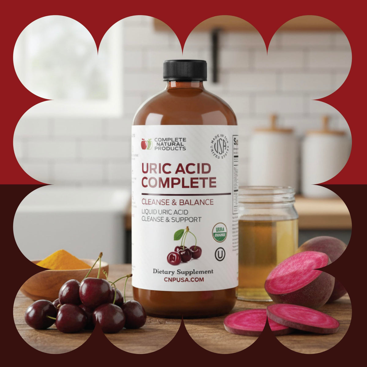 Complete Natural Products Uric Acid Complete Liquid - 8 Fl Oz - image 3