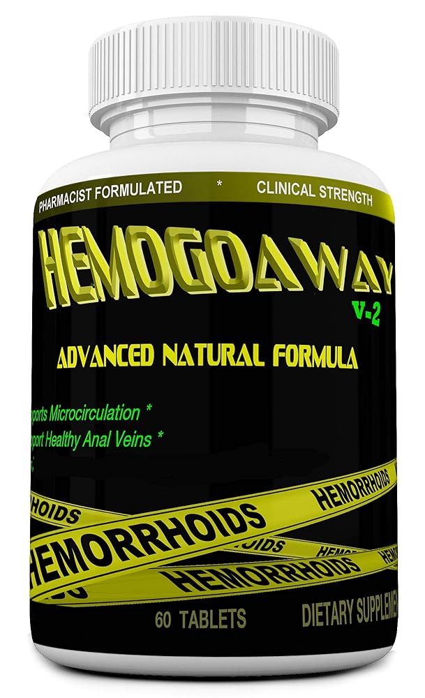 MINANATURALS HEMOGOAWAY Natural Hemorrhoid Relief - 60 Tablets - image 7