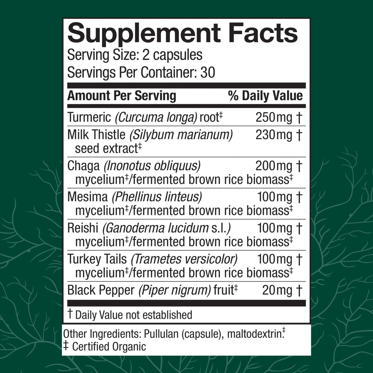Host Defense Maitake Immune & Cellular Health Support - 60 Capsules - image 2