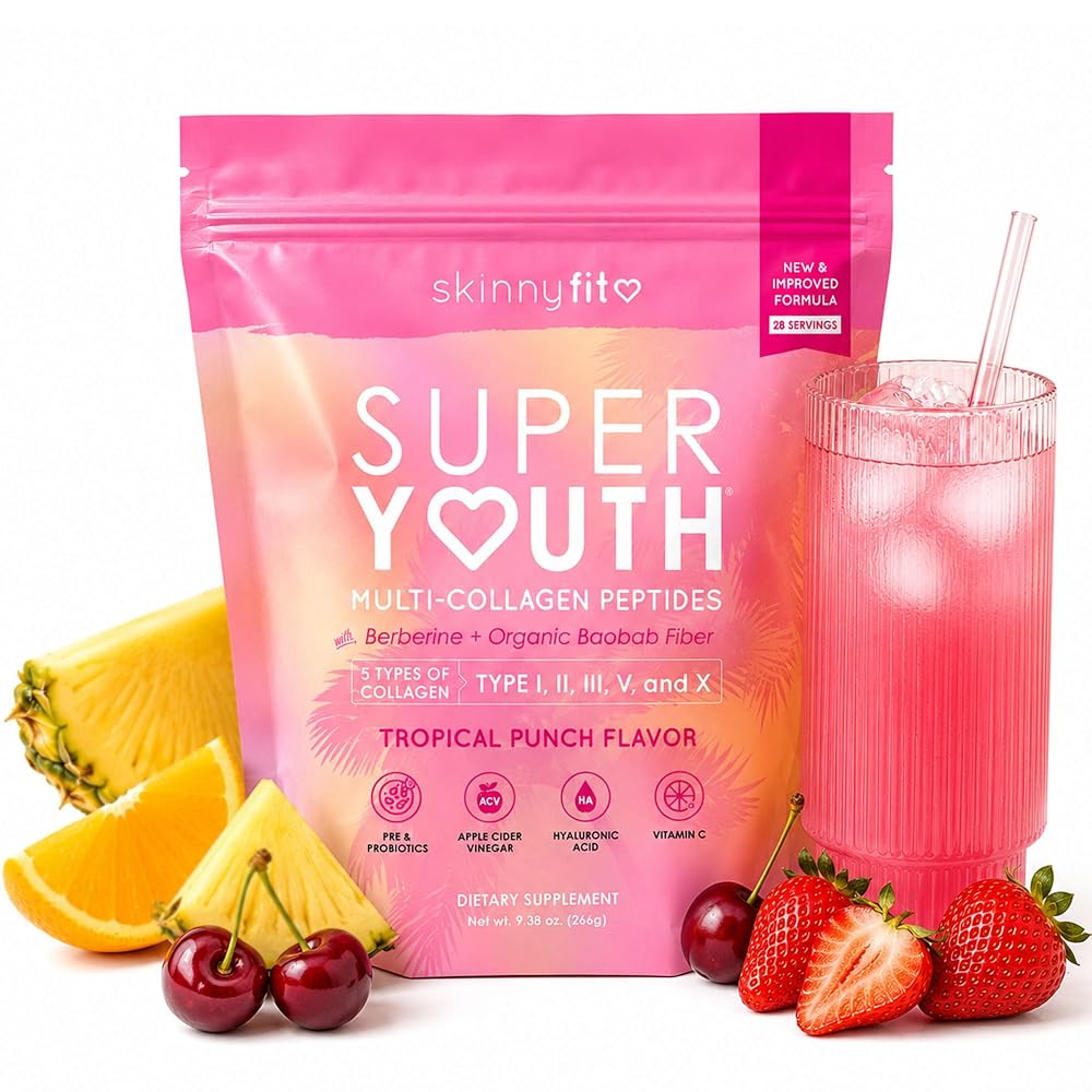 SkinnyFit Super Youth Multi-Collagen Peptides Plus Apple Cider Vinegar