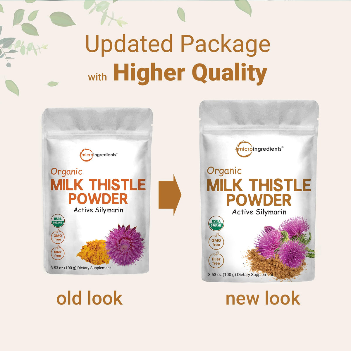 Micro Ingredients Organic Milk Thistle Tea Powder - 3.5 oz - image 4