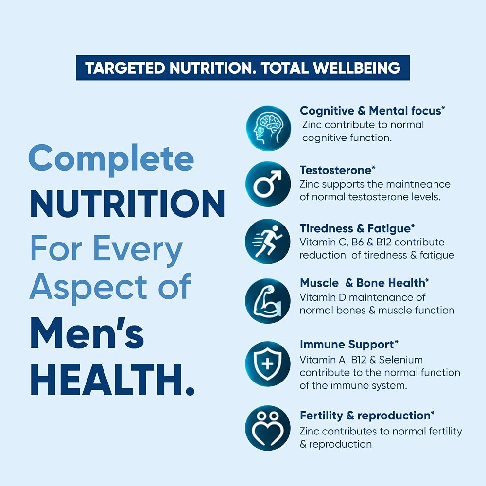 Vitaminnica Multivitamins for Men with Vitamin A & 28 Other nutrients - image 3