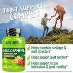 NATURELO Glucosamine Chondroitin MSM with Boswellia - 120 Capsules - image 4