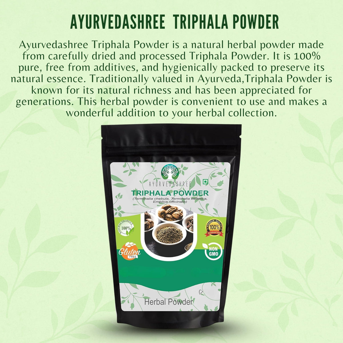 AYURVEDASHREE Triphala Powder - 200g - image 3