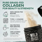Wild Foods Collagen Peptides Powder Grass-Fed Type I&III - 16oz - image 2