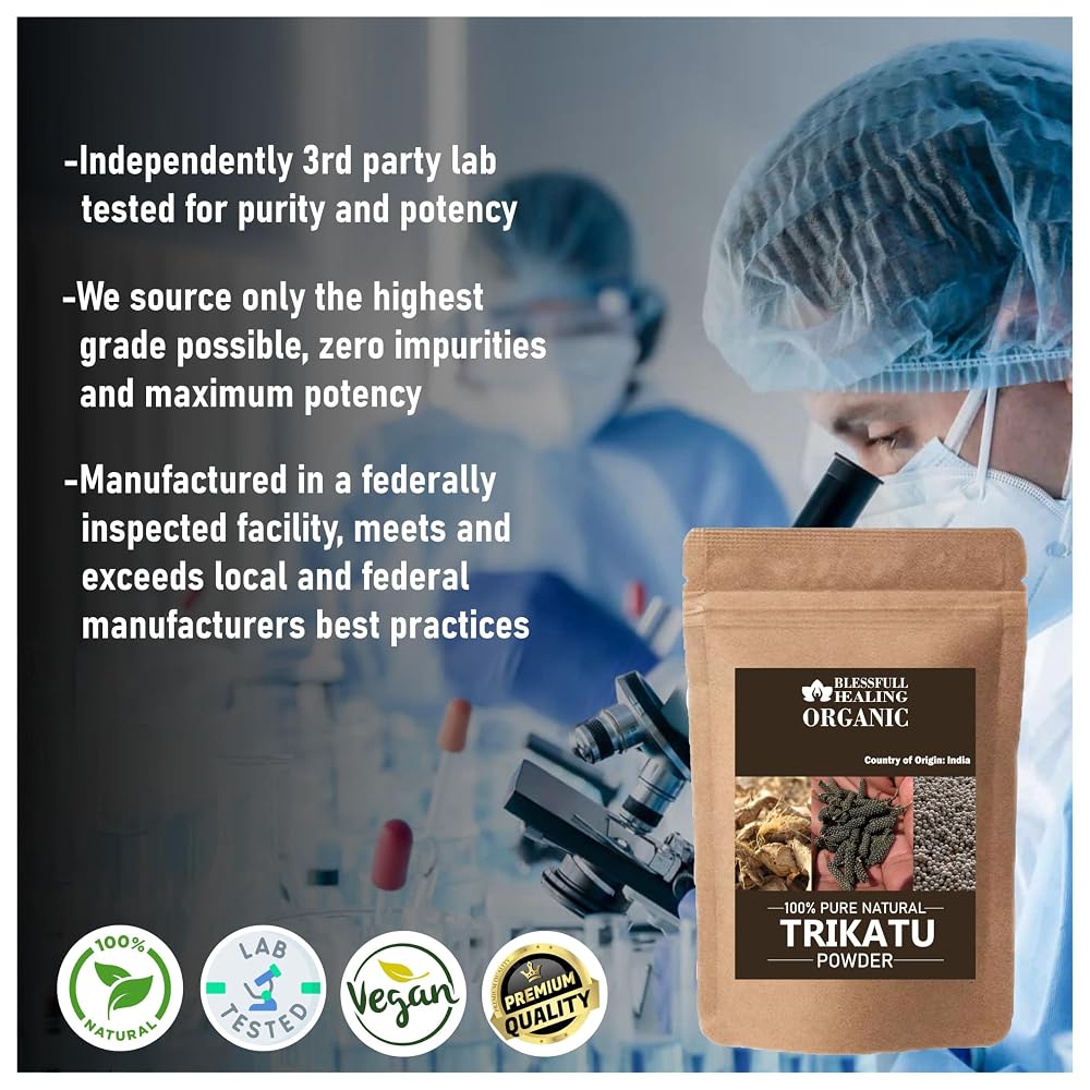 Blessfull Healing Organic Trikatu Powder - 300 Grams - image 3