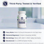 CLEPON Magnesium Glycinate 100mg for Sleep & Relaxation - 60 Capsules - image 6