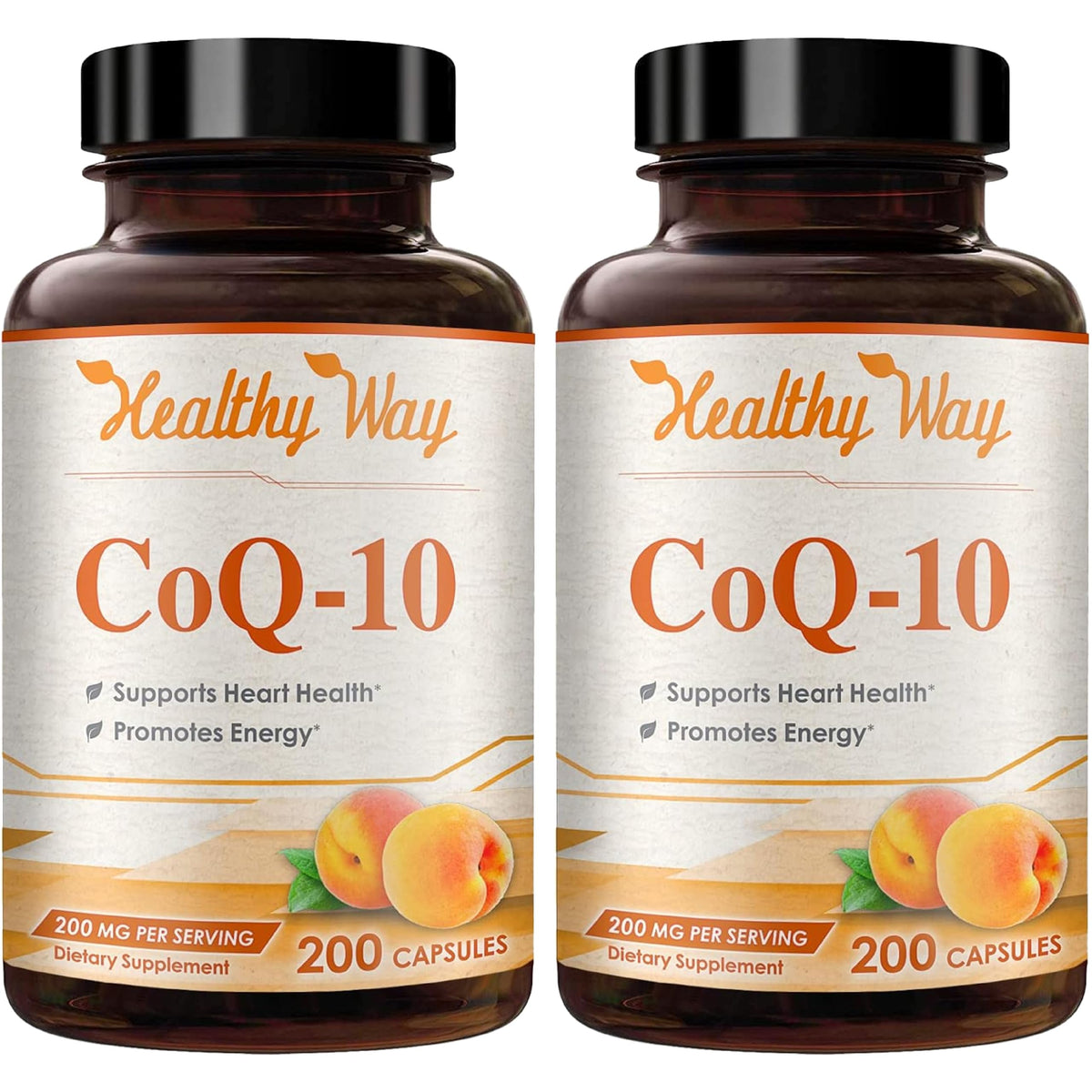 HealthyWayRx Coenzyme Q10 200mg CoQ10 Supplement -Once Daily CoQ10