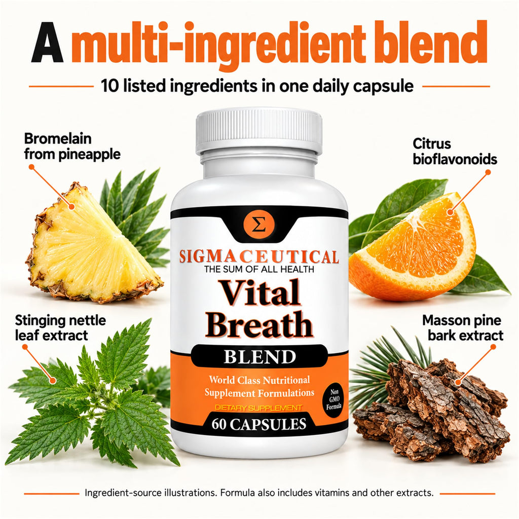 Sigmaceutical Respiratory Formula Lung Cleanse - 60 Capsules - image 5