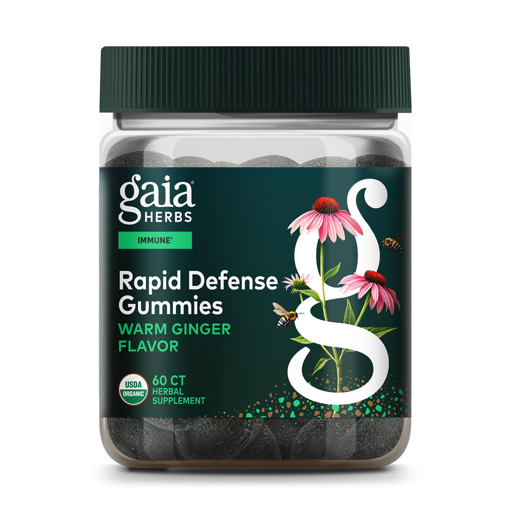 Gaia Herbs Rapid Defense Gummies Immune Support - 60 Gummies