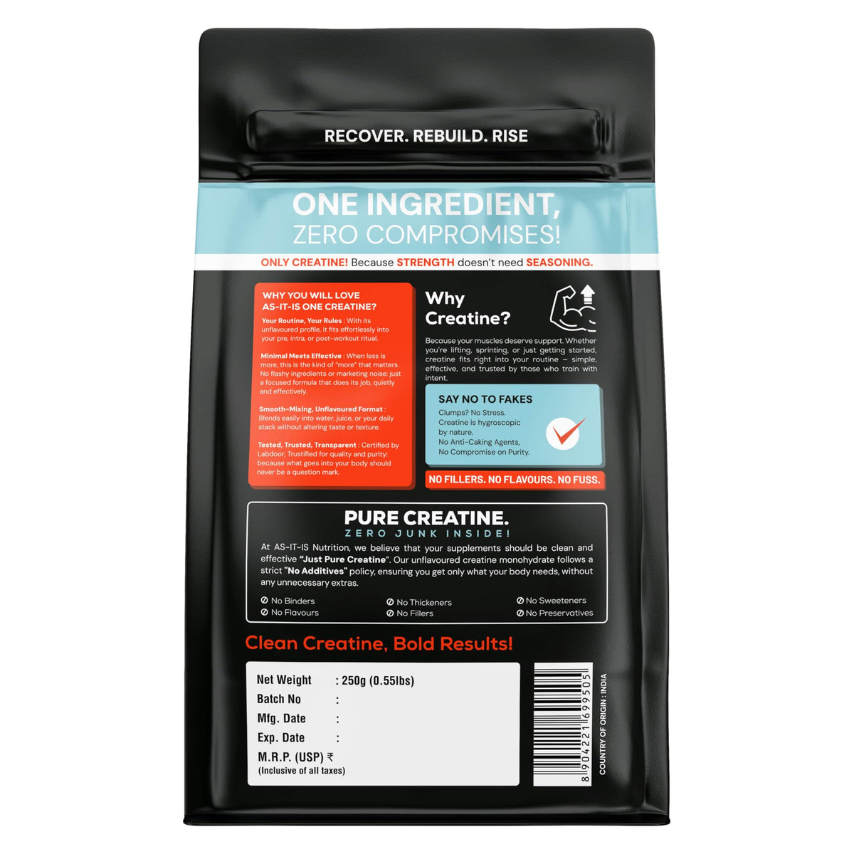 Asitis Nutrition Creatine Monohydrate Powder - 8.8 oz - image 5