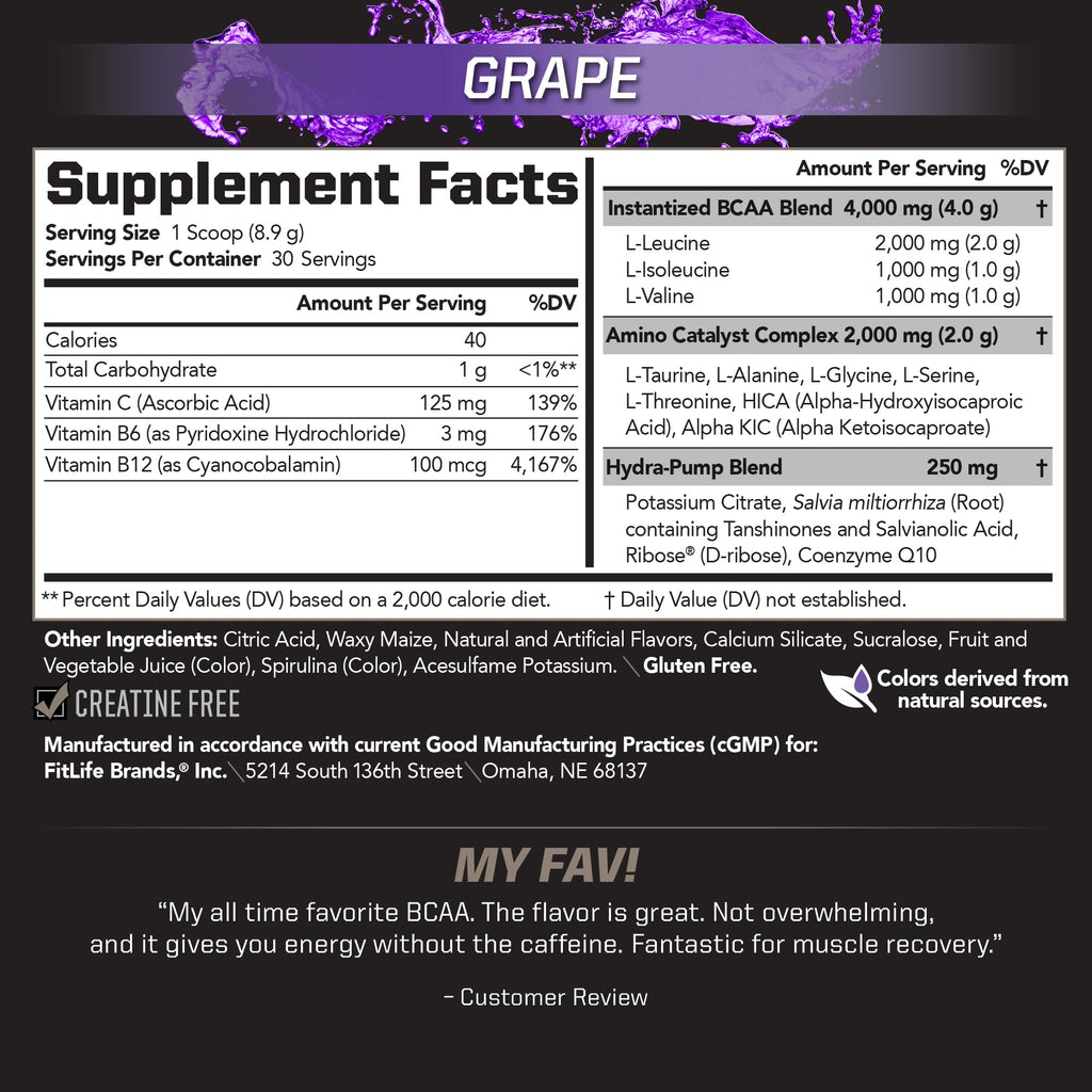 PMD Sports BCAA Stim-Free Fun On The Beach - 30 Servings