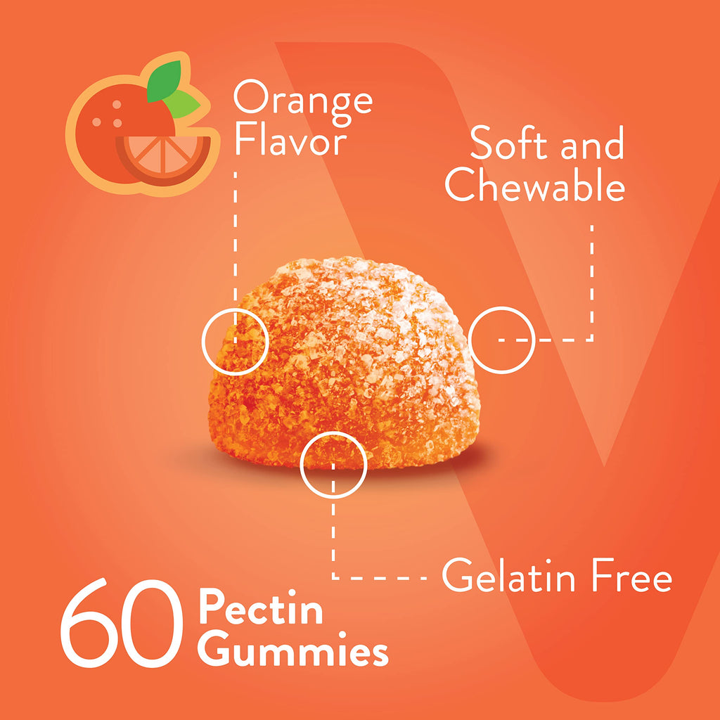 Viteey Vitamin C Gummies for Adults & Teens with Zinc & Echinacea