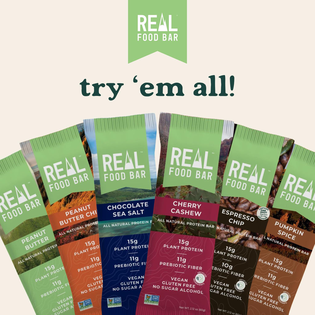 Just Real Food Bar Plant Based Protein Peanut Butter - 12 Count - image 6