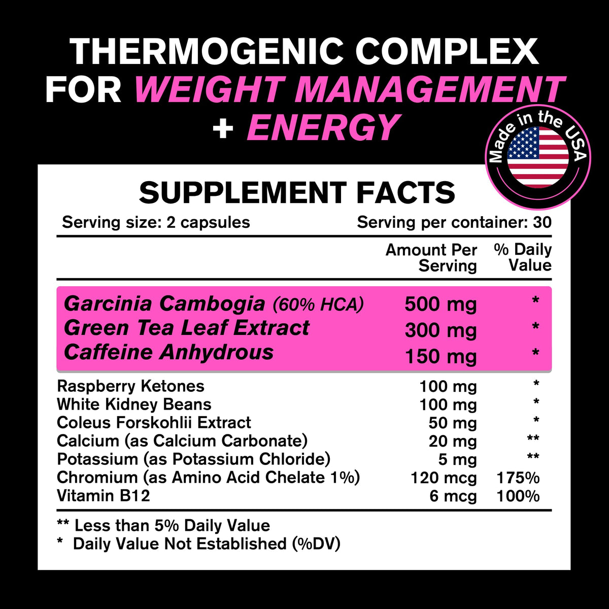 VitaRaw Women's Fat Burner Thermogenic Capsules - 60 Capsules - image 2