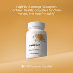 THORNE Advanced DHA Omega-3 Fish Oil Supplement - 60 Softgels - image 2