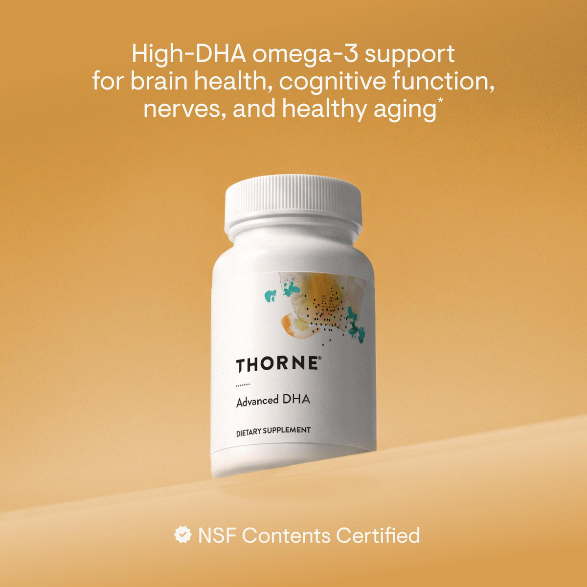 THORNE Advanced DHA Omega-3 Fish Oil Supplement - 60 Softgels - image 2