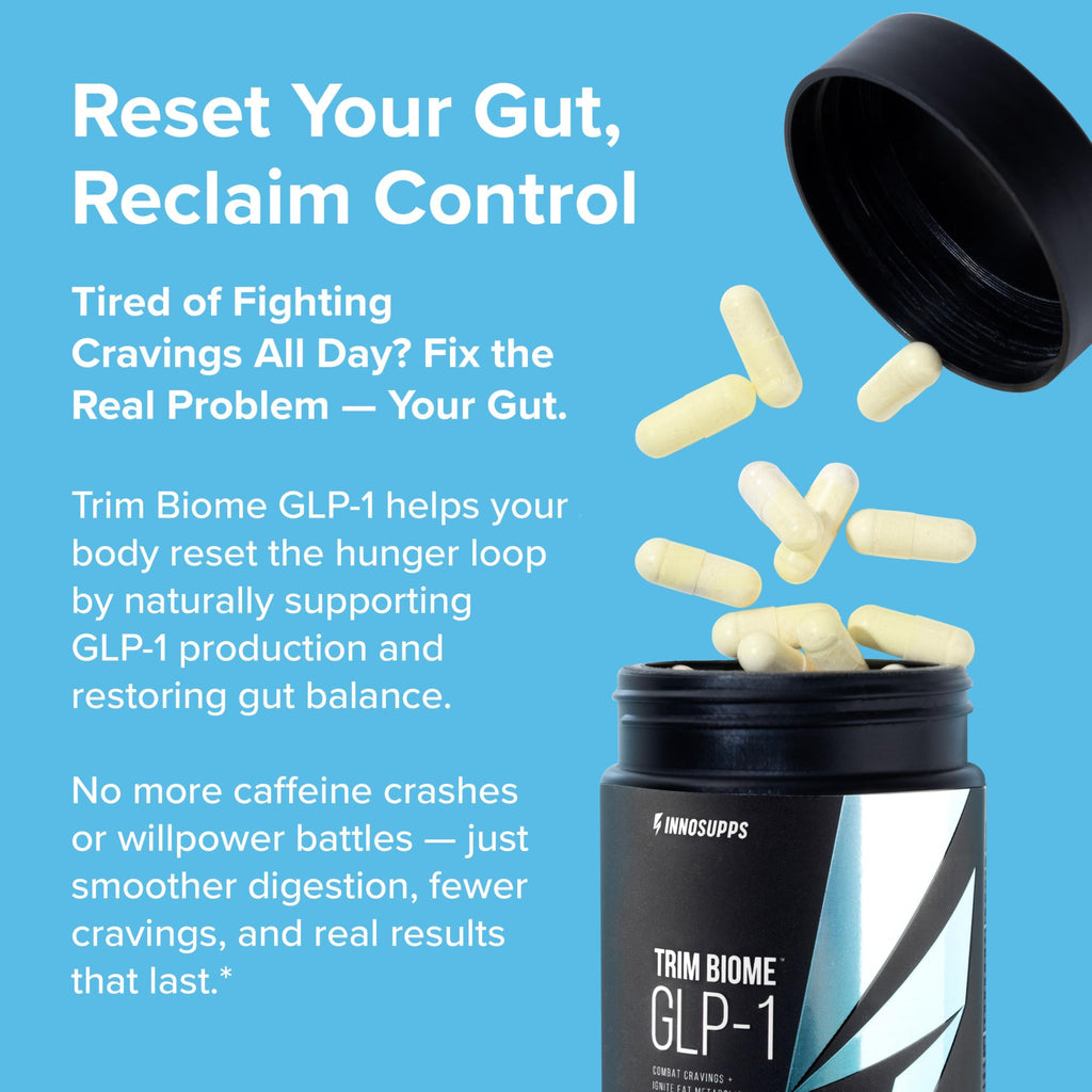InnoSupps Trim Biome GLP-1 Supplement Appetite Control - 60 Capsules - image 3
