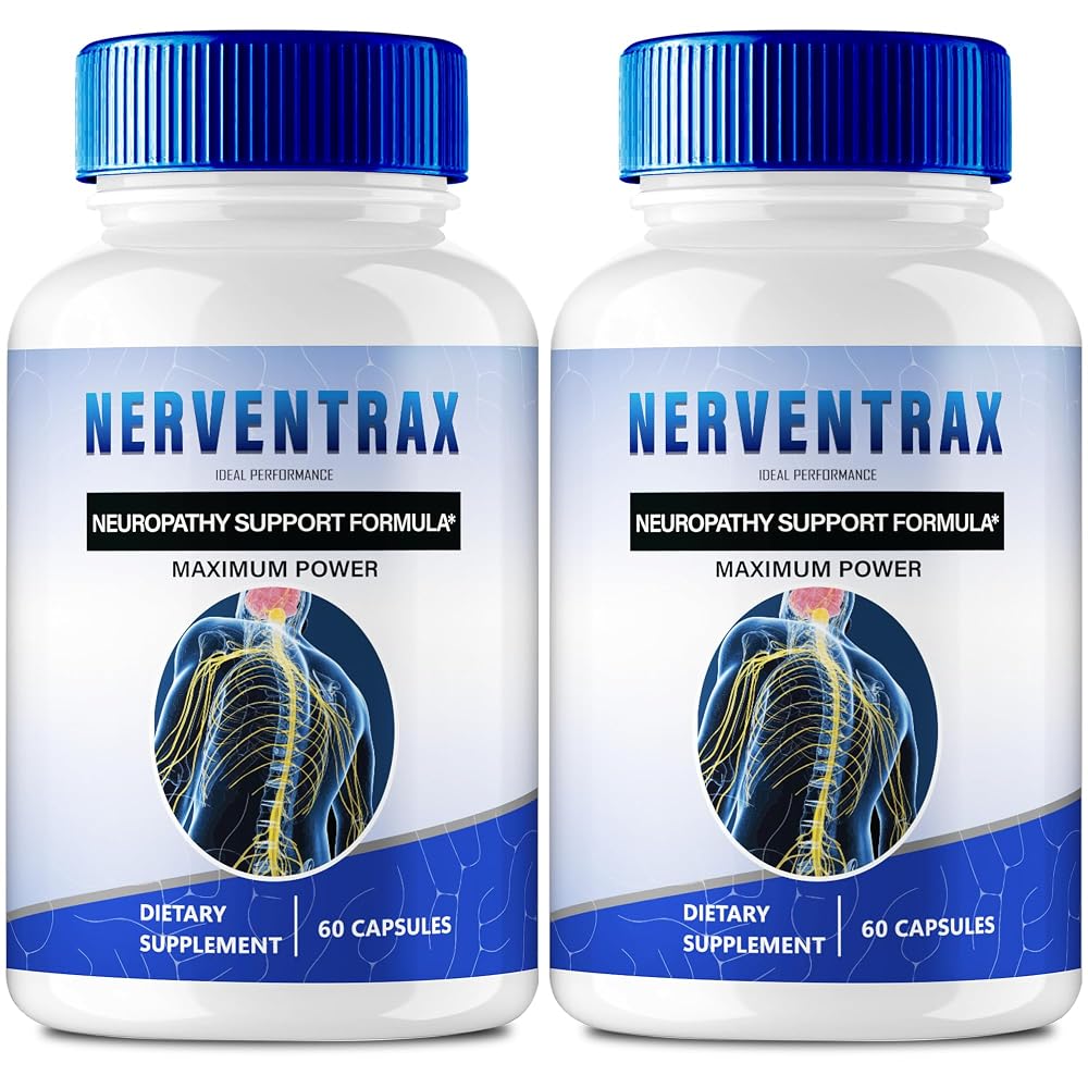 Nerventrax Brain Supplements Memory and Focus Capsules - 120 Count