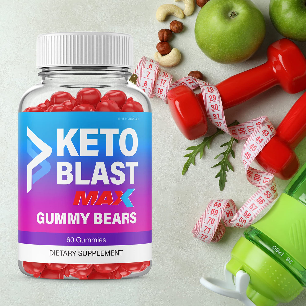 IDEAL PERFORMANCE Blast Keto ACV Gummies - 300 Count - image 8