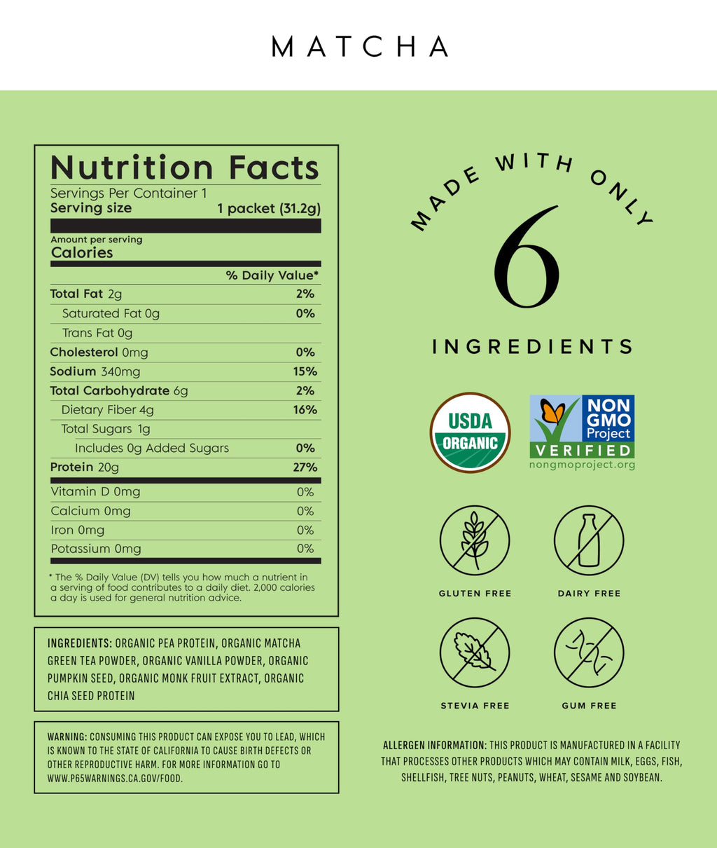 Truvani Vegan Pea Protein Powder