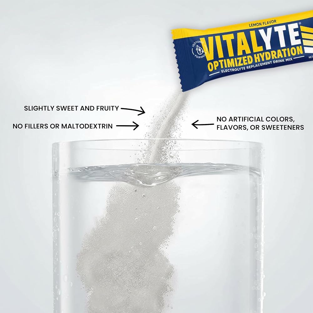 Vitalyte Electrolyte Powder Drink Mix Isotonic Lemon - 12 Pack - image 3