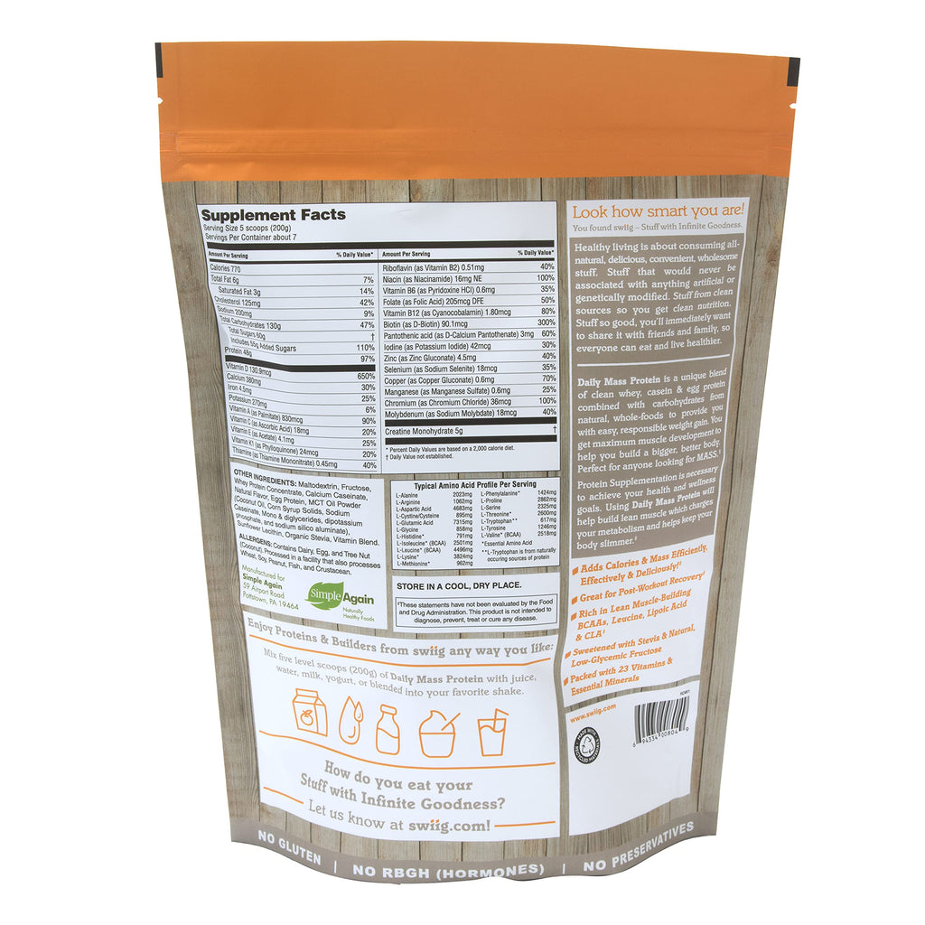 swiig Mass Builder Protein Powder