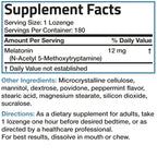Bronson Melatonin 12mg Fast Dissolve Relaxation Support