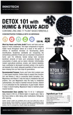 Innotech Nutrition Detox 101 Humic Fulvic Acid Liquid - 500ml - image 4