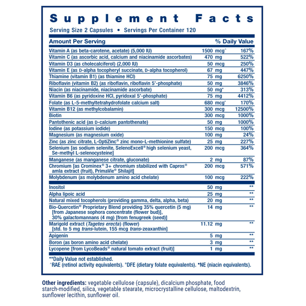 Life Extension Two-Per-Day Multivitamin - 120 Capsules - image 2