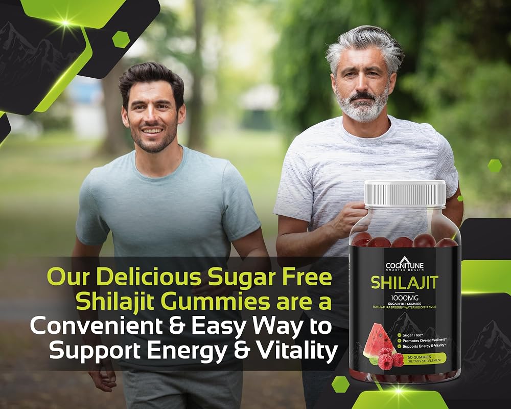 CogniTune Pure Himalayan Shilajit Gummies - 60 Count - image 2