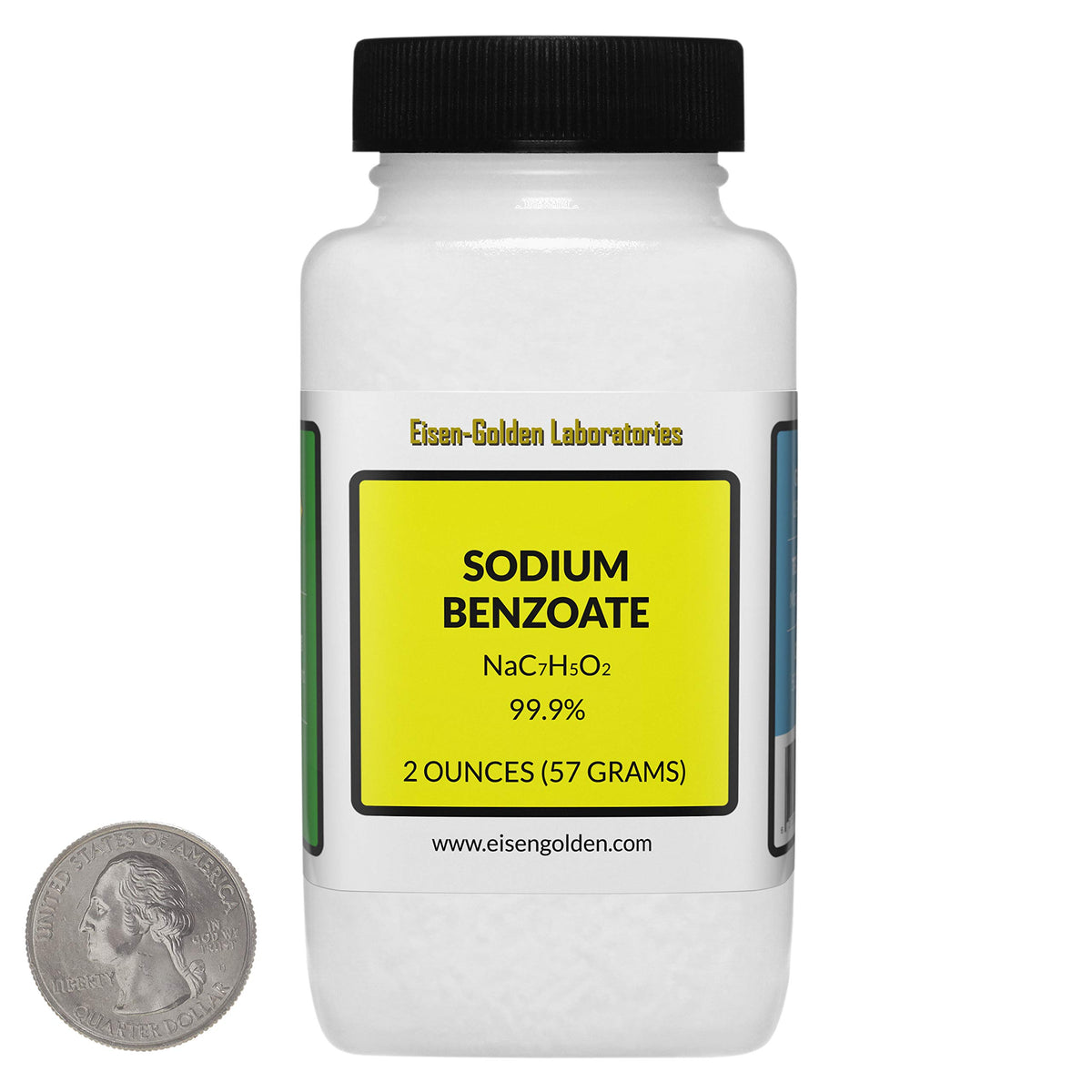 Eisen-Golden Laboratories Sodium Benzoate 99.9% USP Food Grade - 2 Oz