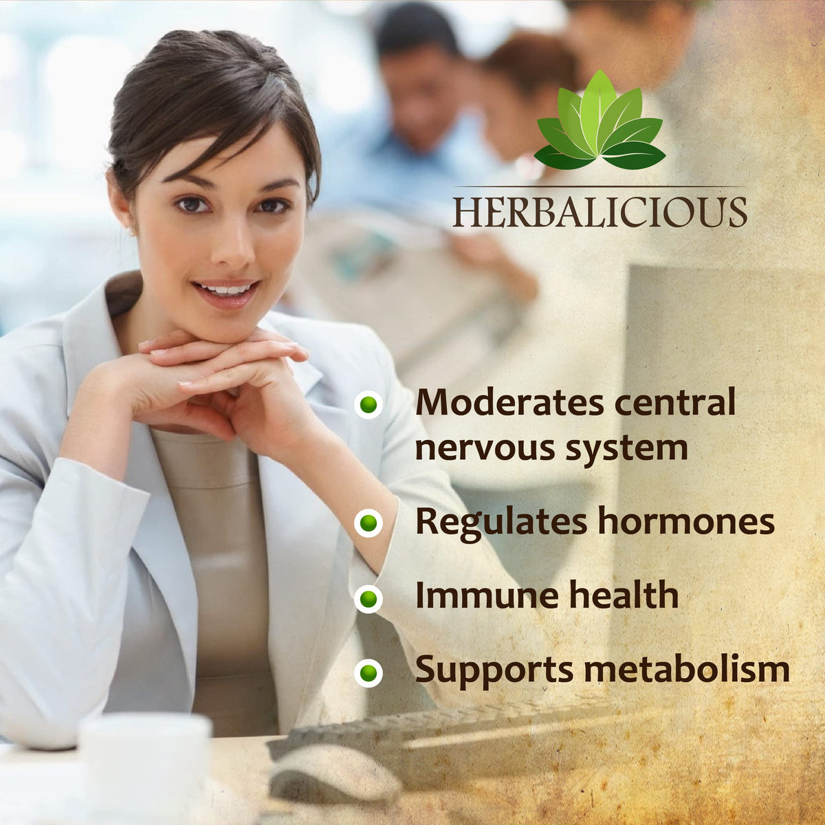 HERBALICIOUS Sea Moss Capsules with Bladderwrack & Burdock Root - 100 Capsules - image 2