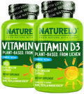 Naturelo Unflavored vitamin D3 Capsules bottle bone