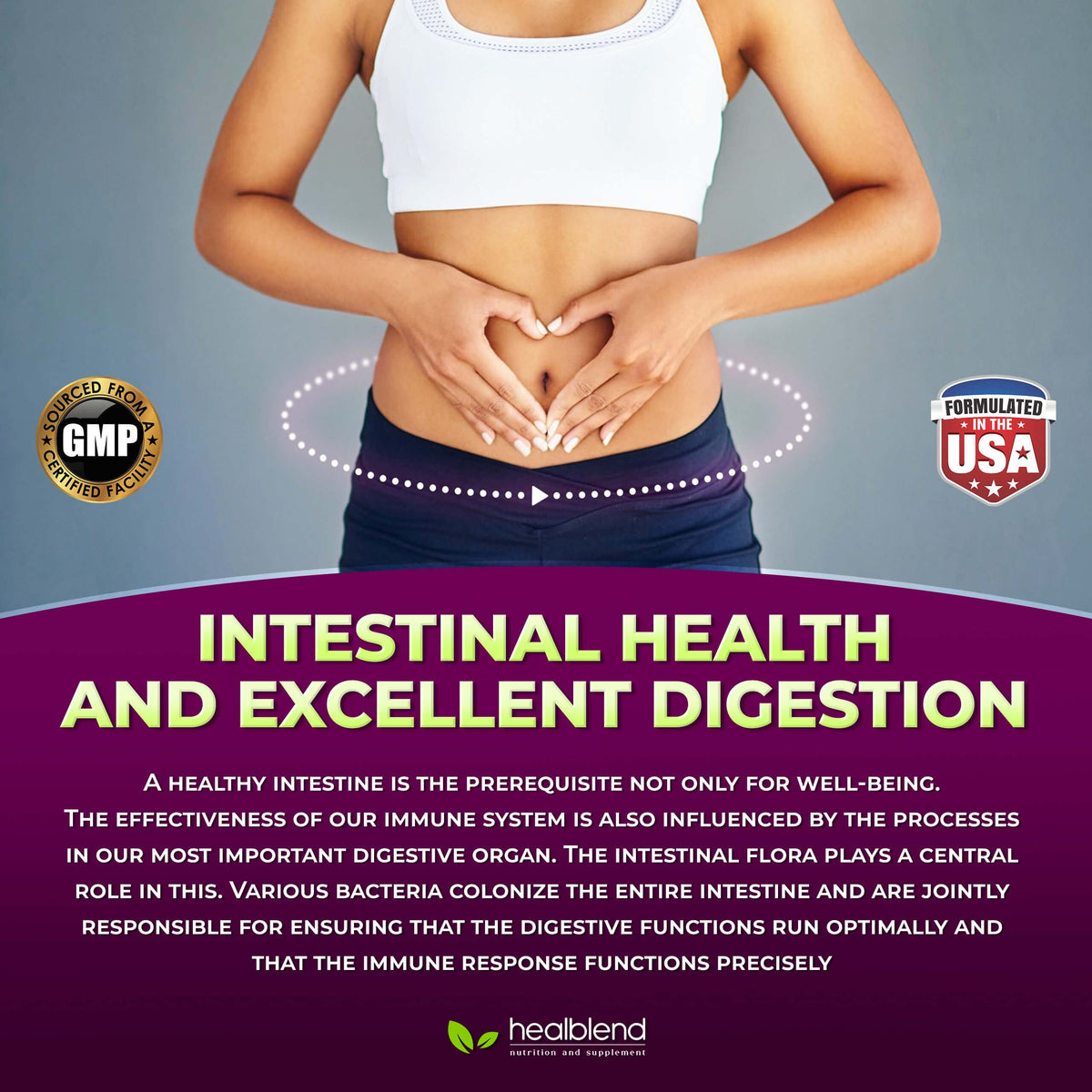 healblend Probiotic Caps Digestive Health & Immune Support - image 8