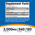 Nutricost MSM Tablets Methylsulfonylmethane 2000mg - 240 Tablets - image 2