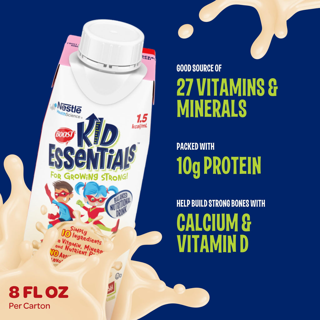 BOOST KID ESSENTIALS 1.5, 8 Fl oz (Pack of 24)