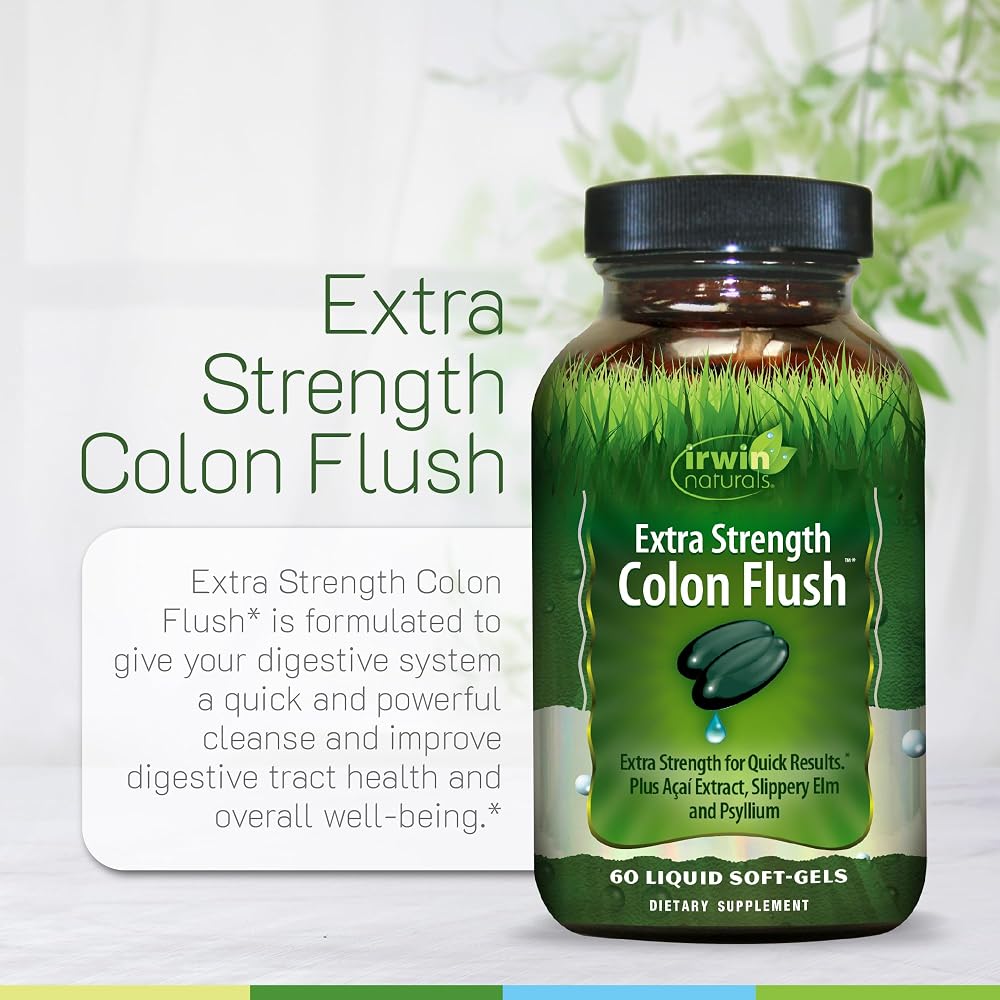 Irwin Naturals Extra Strength Colon Flush Digestive Support - 60 Softgels - image 5