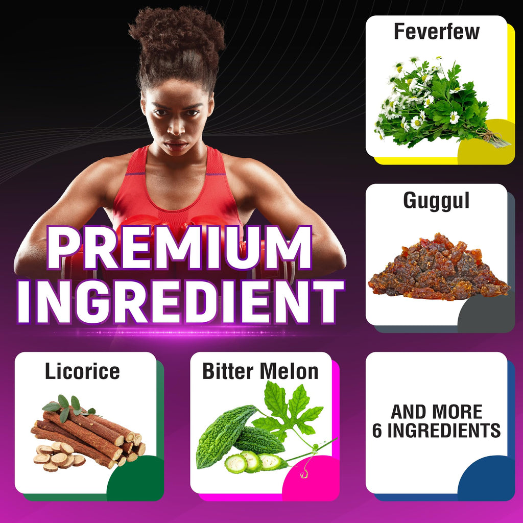 CIVIMUNA Feverfew Capsules with Herbal Blend - 90 Capsules - image 4