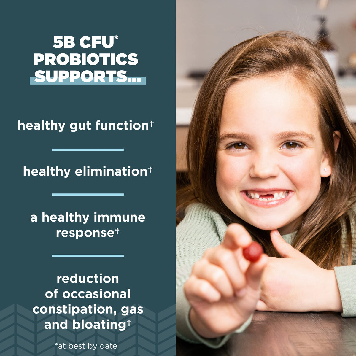 Ancient Nutrition Kid's SBO Probiotics Gummies Berry - 30 Gummies - image 5