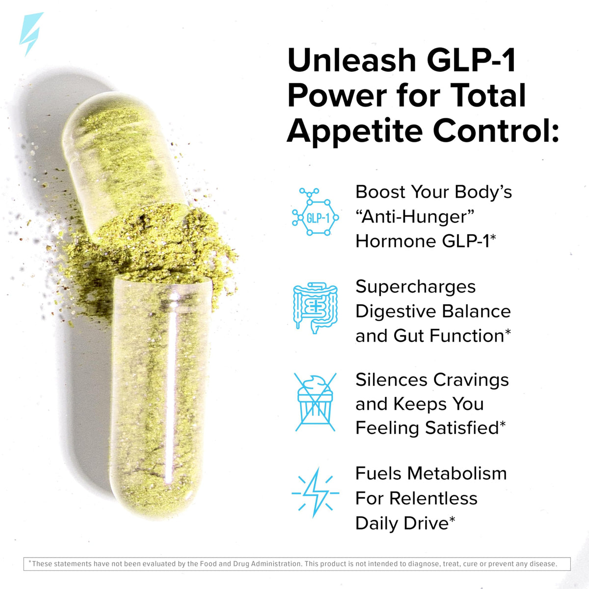InnoSupps Trim Biome GLP-1 Supplement Appetite Control - 60 Capsules - image 4