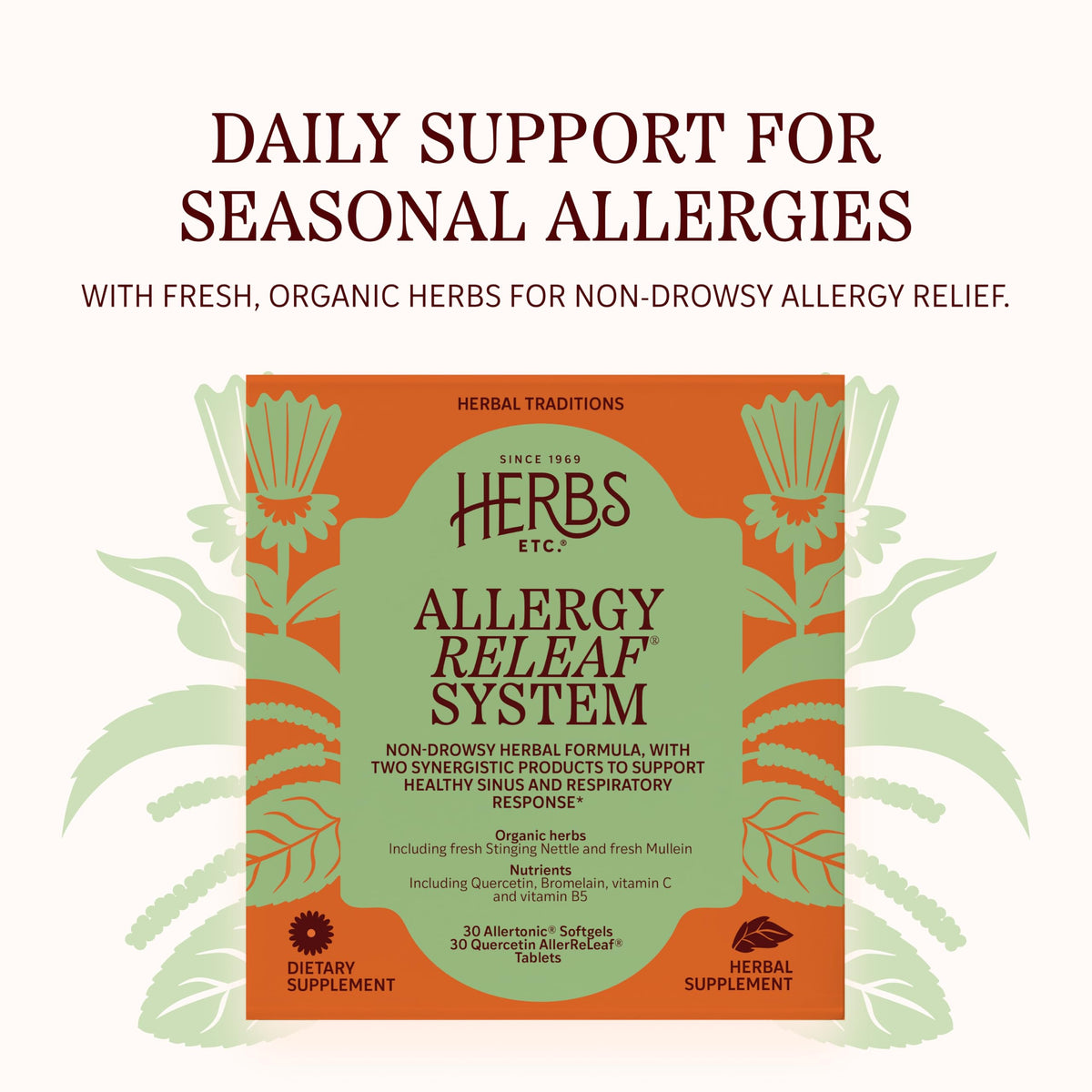 Herbs Etc. Allergy ReLeaf System Non-Drowsy Formula - 60 Count - image 3