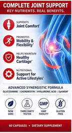 Flexacil Ultra Joint Support Glucosamine Chondroitin MSM - 60 Capsules - image 3