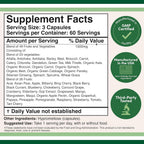 Double Wood Supplements Fruits & Veggies Capsules Energy & Digestion - 180 Ct - image 2