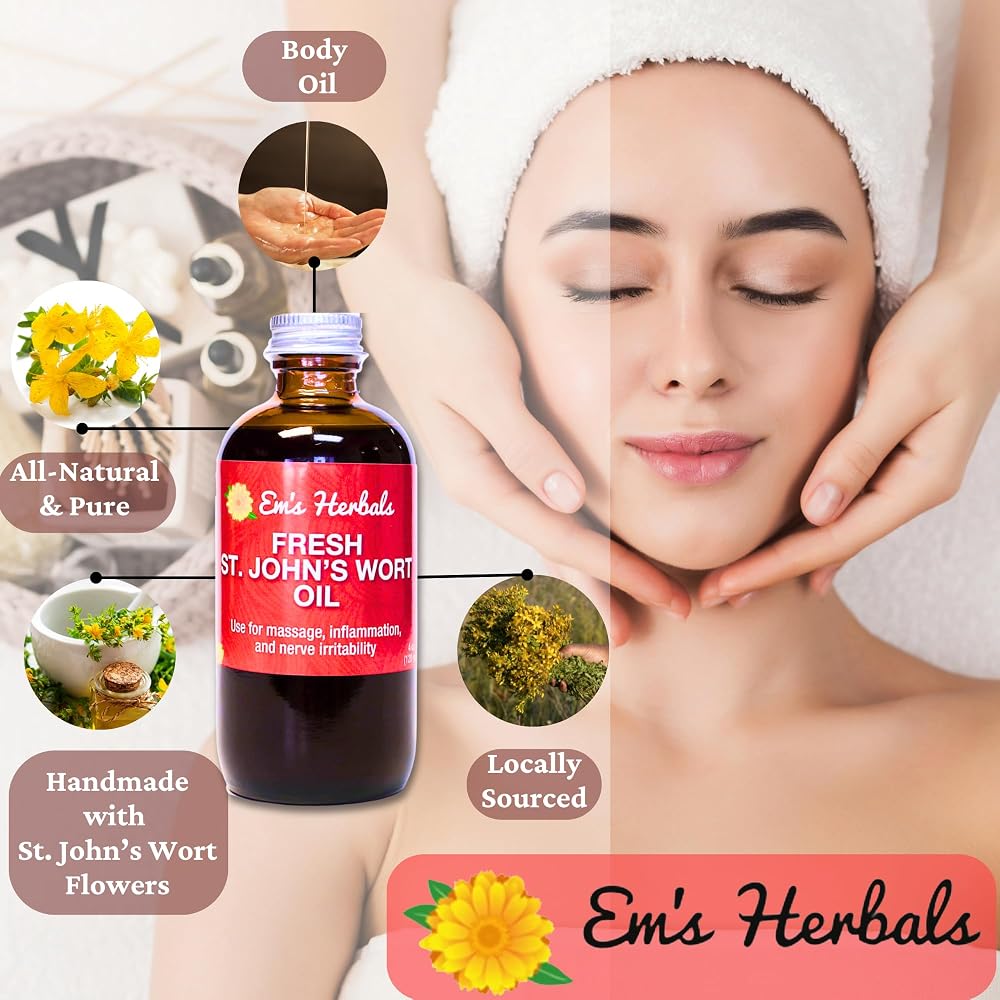 Em's Herbals St John's Wort Infused Oil