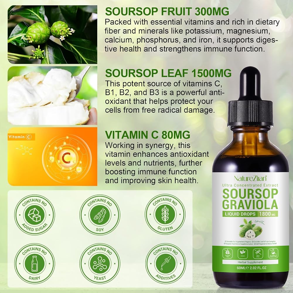BHMSHY Soursop Bitters Liquid Extract - 2 Fl Oz - image 8
