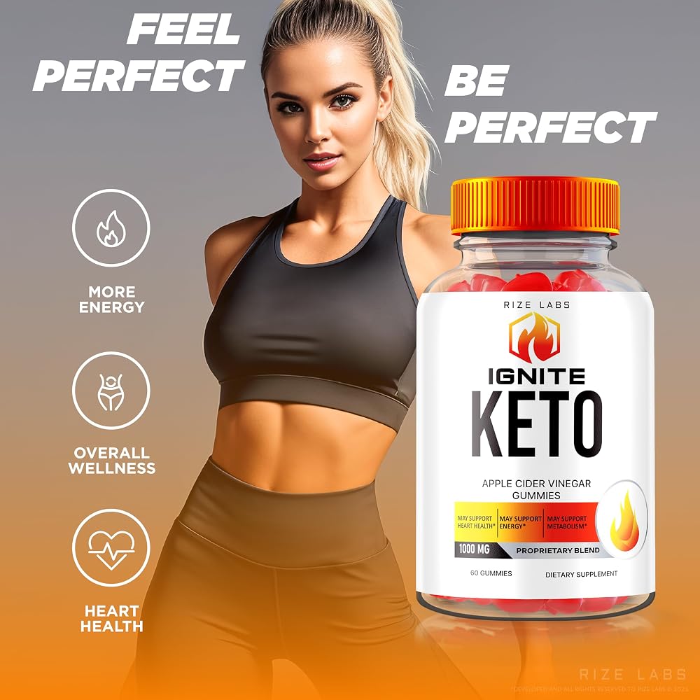 rize labs Ignite Keto ACV Gummies for Weight Loss - 60 Gummies - image 4