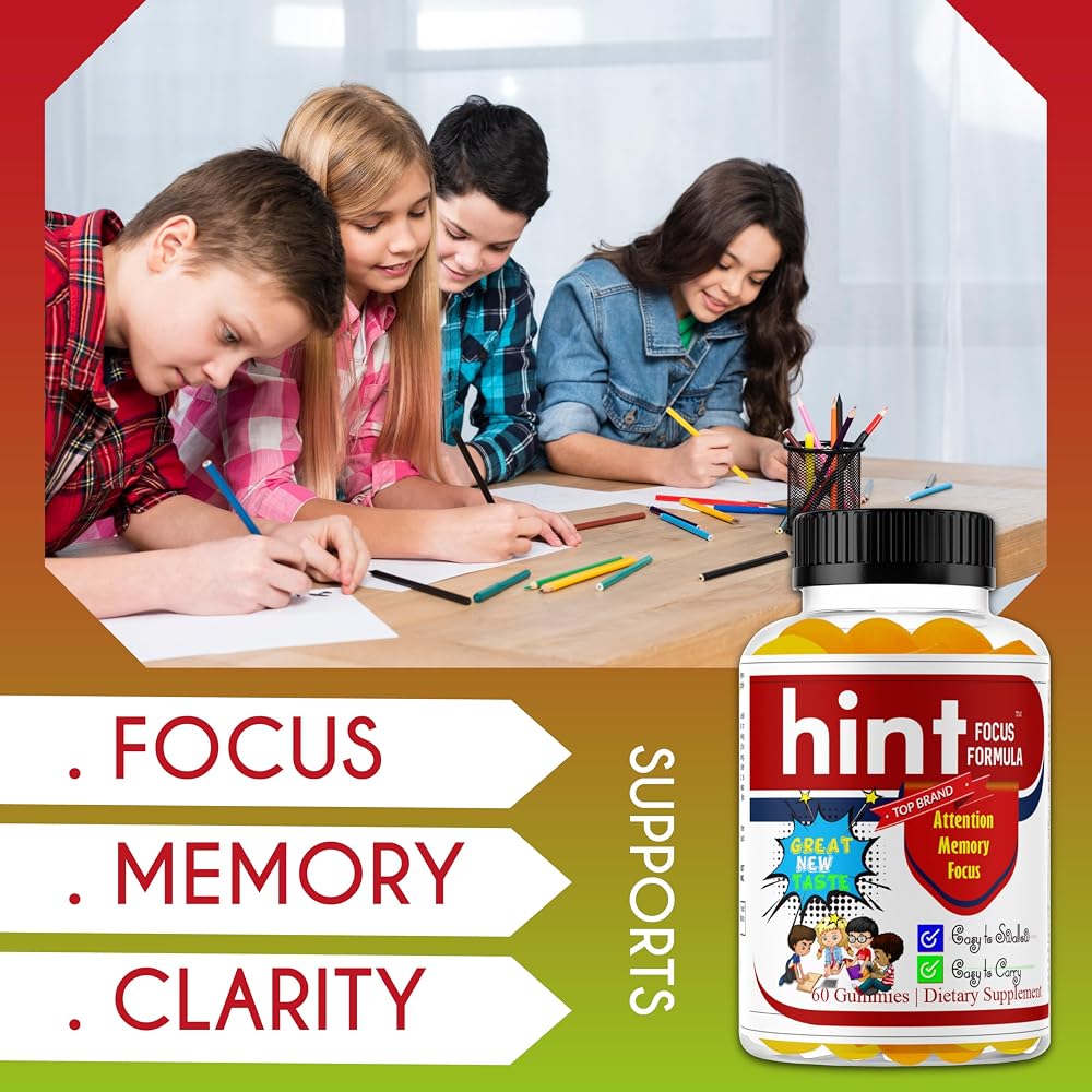 Hint Omega 3 6 9 Gummies for Kids & Teens Brain Support - 60 Gummies - image 2