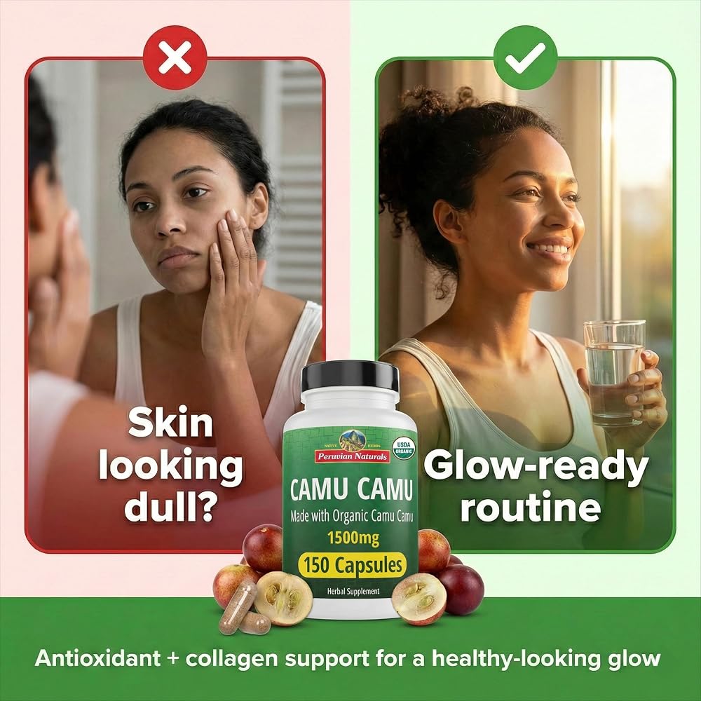 Peruvian Naturals Organic Vitamin C from Camu Camu - 150 Capsules - image 5
