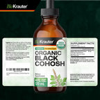 BIO KRAUTER Black Cohosh for Perimenopause & Menopause Support - 4 Fl Oz - image 9
